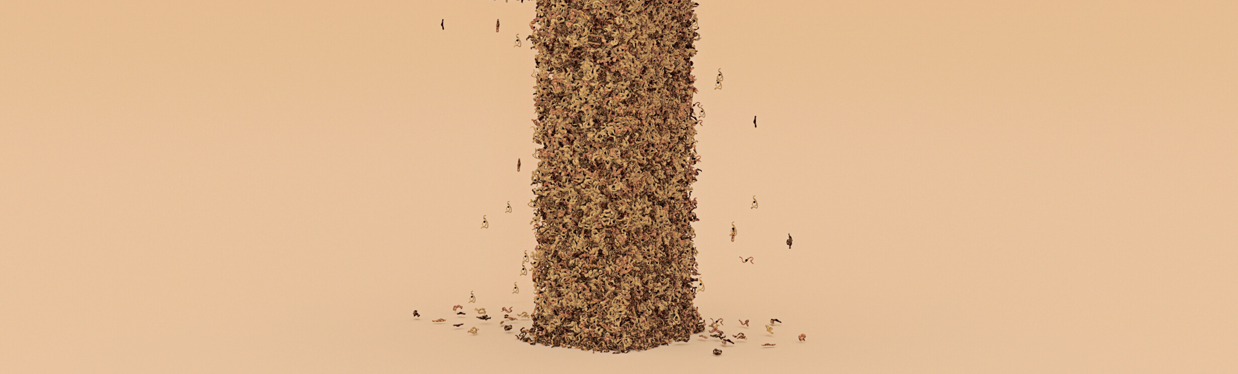 Buchstabe T symbolhaft umgesetzt